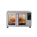 Midea Flexify Slim 8-in-1 French Door Toaster Oven Air Fryer Combo, Compact Countertop Oven with Infrared SpeedHeat, 25 Quart Capacity, Stainless Steel