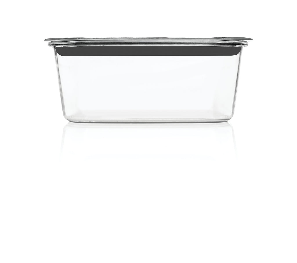 Rubbermaid Brilliance Large Food Storage Container, 9.6 Cup, BPA-Free, Leak-Proof, Clear