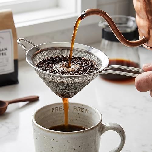 9 Pack Fine Mesh Strainer, OLULU Stainless Steel Cocktail Strainer Set with Handle for Tea, Coffee, Juice – Dishwasher Safe - My Kitchen Products