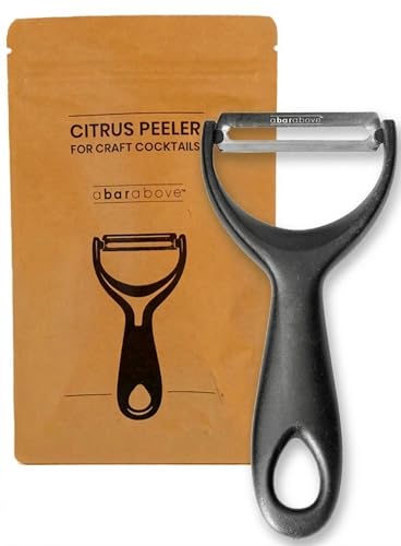 A Bar Above Gold Citrus Peeler, Stainless Steel Fruit Peeler for Garnishes, Cocktail