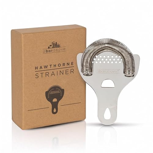 A Bar Above Hawthorne Strainer for Cocktails, Bar Strainer Cocktail, with High-Density