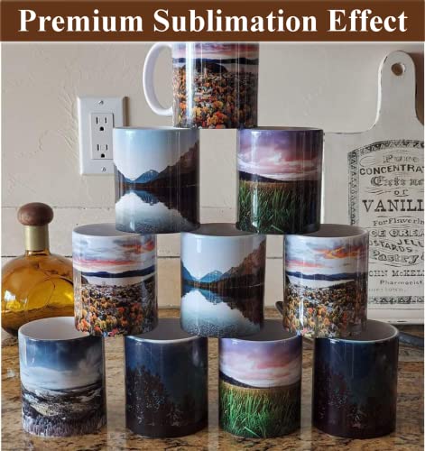 ABBSH Sublimation Mugs, Sublimation White Coffee Mugs Tazas Para Sublimacion Blank 11 OZ With Box for for Coffee, Soup, Tea, Milk, Latte, Hot Cocoa Set of 12 - My Kitchen Products