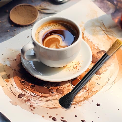 Acooruiteng Coffee Grinder Cleaning Brush Dusting Espresso Brush Accessories Cleaner Barista Brush Machine Cleaning Brush Cleaning Tool for Bean Grain Coffee Tool Barista Home Kitchen - My Kitchen Products