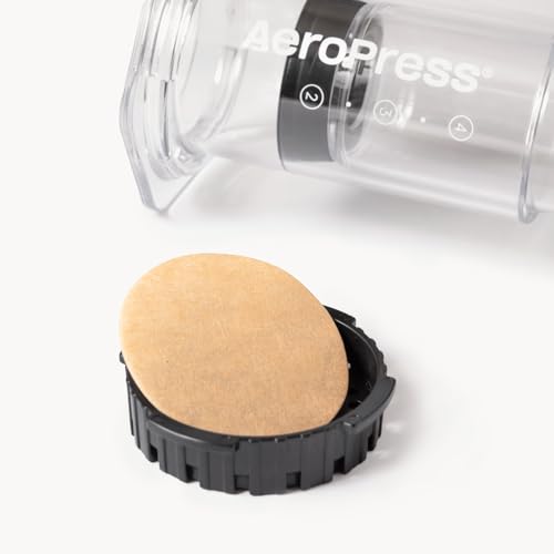 AeroPress Coffee Maker Natural Paper Micro-Filters – Round Replacement Coffee Filters, Unbleached, Compostable Paper Filters, Fits Standard Size AeroPress Coffee Makers, 200 Count - My Kitchen Products