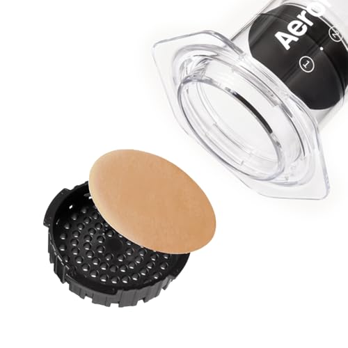AeroPress Coffee Maker Natural Paper Micro-Filters – Round Replacement Coffee Filters, Unbleached, Compostable Paper Filters, Fits Standard Size AeroPress Coffee Makers, 200 Count - My Kitchen Products