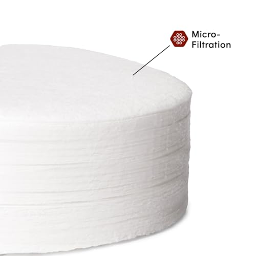 AeroPress Coffee Maker White Paper Micro-Filters, Compostable Coffee Filters Made From White, Chlorine-Free Paper, Fits Standard Size AeroPress Manual Coffee Makers, 2 Pack (700 Count) - My Kitchen Products