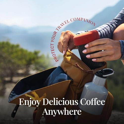AeroPress Go, Extra Small Portable Coffee Maker Kit, Travel, Hiking & Camping, All-in-One French Press, Pour-Over & Espresso Style Manual Brewer, 2 Min Brew Makes a Less Bitter, More Flavorful Cup - My Kitchen Products