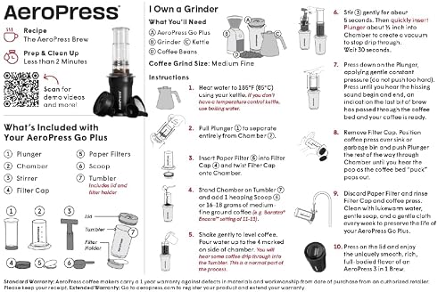 AeroPress Go Plus, Small Portable Coffee Maker Kit, Travel, Camping & Office, All-in-One French Press, Pour-Over & Espresso-Style Manual Brewer, 2 Min Brew for Less Bitterness, More Flavor, Pink - My Kitchen Products