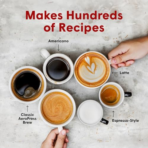 AeroPress Go Plus, Small Portable Coffee Maker Kit, Travel, Camping & Office, All-in-One French Press, Pour-Over & Espresso-Style Manual Brewer, 2 Min Brew for Less Bitterness, More Flavor, Pink - My Kitchen Products