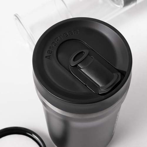 AeroPress Go Plus, Small Portable Coffee Maker Kit, Travel, Camping & Office, All-in-One French Press, Pour-Over & Espresso Style Manual Brewer, 2 Min Brew for Less Bitterness, More Flavor, Black - My Kitchen Products
