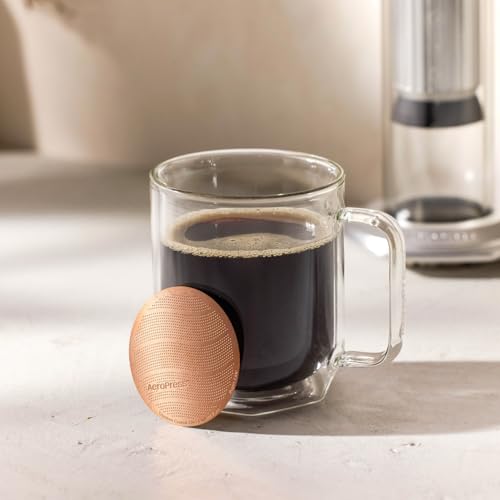 AeroPress Gold Tone Stainless Steel Reusable Filter – Durable Metal Coffee Filter, Sustainable, Eco-Friendly, Travel-Friendly, Fits Standard AeroPress Manual Coffee Makers - My Kitchen Products