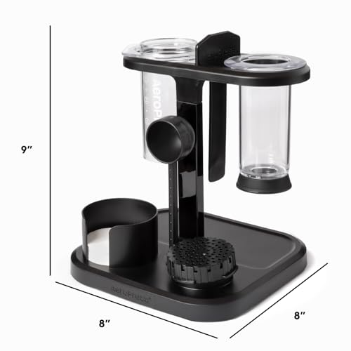 AeroPress Organizer Stand, Durable Coffee Bar Station and Compact Storage Solution Fits Every AeroPress Manual Coffee Maker (Except Premium and Go) - My Kitchen Products