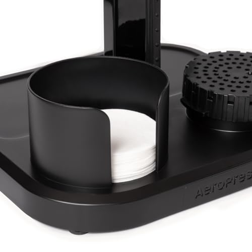 AeroPress Organizer Stand, Durable Coffee Bar Station and Compact Storage Solution Fits Every AeroPress Manual Coffee Maker (Except Premium and Go) - My Kitchen Products