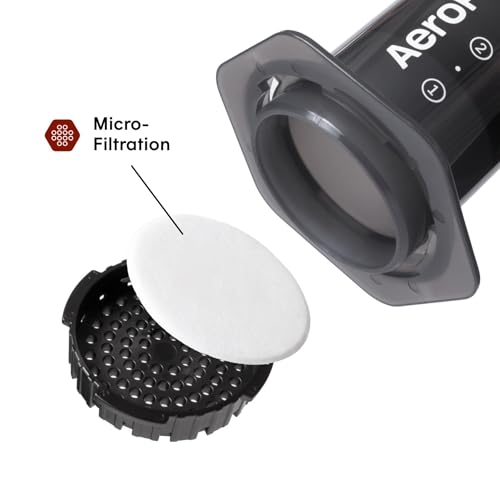 AeroPress Original Coffee and Espresso-style Maker, Barista Level Portable Coffee Maker with Chamber, Plunger, & Filters, Quick Coffee and Espresso Maker - My Kitchen Products