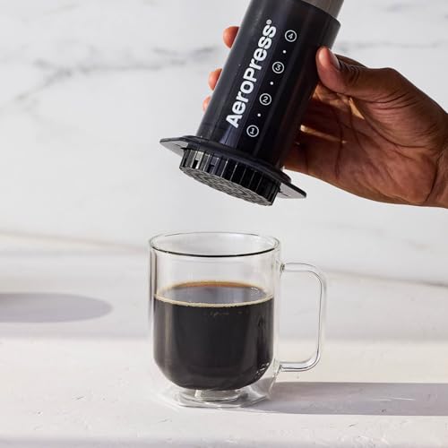AeroPress Original Coffee Press - All-in-One French Press, Pour-Over & Espresso Style Manual Brewer, 2 Min Brew for Less Bitterness, More Flavor, Small Portable Coffee Maker, Travel & Camping - My Kitchen Products