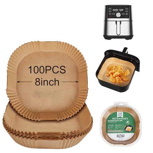 Air Fryer Liners disposable for Instant Pot Vortex Plus 6QT XL Air Fryer, 100pcs Parchment Paper - My Kitchen Products
