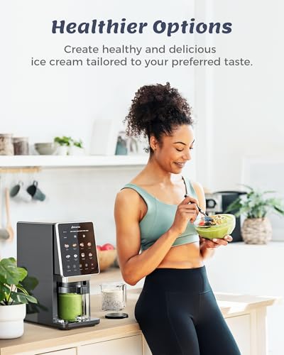 Alcarin Ice Cream Maker with 3 Pints(Not Freezer) Homemade Slushie Gelato Yogurt Sorbet Frozen Treat Machine 10 Pre-set Program Respin & Mix-in - My Kitchen Products