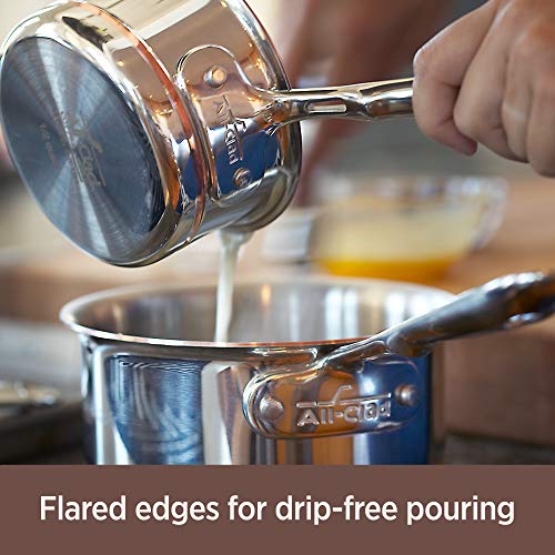All-Clad Copper Core 5-Ply Stainless Steel Cookware Set 10 Piece Induction Oven Broiler Safe 600F Pots and Pans Silver - My Kitchen Products