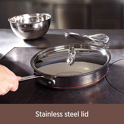 All-Clad Copper Core 5-Ply Stainless Steel Stockpot 8 Quart Induction Oven Broiler Safe 600F Pots and Pans, Cookware Silver - My Kitchen Products