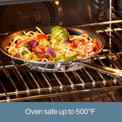 All-Clad D3 Pro Nonstick 3-ply Bonded Cookware, Fry Pan, 12 inch - My Kitchen Products