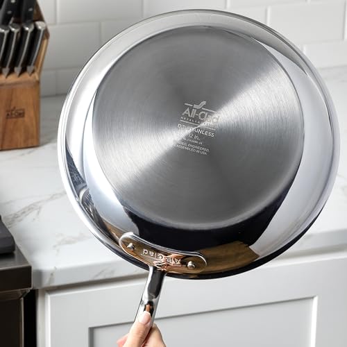 All-Clad D3 Stainless Steel 3 Quart Sauce Pan With Lid- Made in the USA- The Original Bonded Professional Cookware- Oven Safe & Induction Compatible - My Kitchen Products