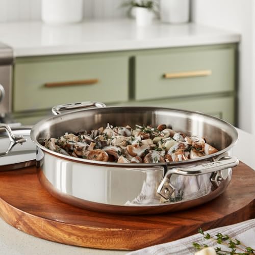 All-Clad D3 Stainless Steel Anniversary Casserole, 4 qt. - My Kitchen Products