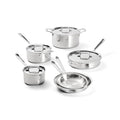 All-Clad D5® Stainless Steel Core 10 Piece Cookware Set- Made in USA- The Upgrade for Supremely Even Heat- Includes Frying Pans, Saucepan, Sautépan, Stockpot -Oven Safe & Induction Compatible - My Kitchen Products