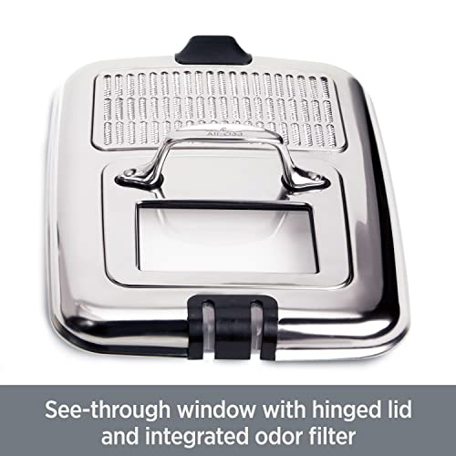All-Clad Electric Deep Fryer with Basket and Lid, Stainless Steel Deep Fryer for Home Use, 1700W, Dishwasher Safe - My Kitchen Products