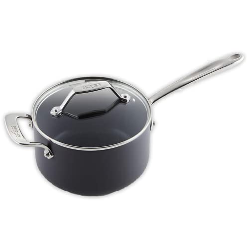 All-Clad Essentials Nonstick Cookware (2.5 Quart Sauce Pan with Lid) - My Kitchen Products