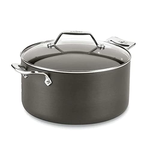 All-Clad Essentials Nonstick Cookware (7 Quart Stock Pot with Glass Lid) - My Kitchen Products