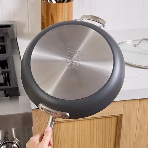All-Clad HA1® Ceramic Nonstick, 10 Piece Cookware Set - Oven Safe up to 450° & Compatible with All Stovetops (Gas, Electric & Induction), Light Grey - My Kitchen Products