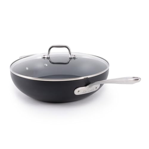 All-Clad HA1 Expert Cookware, Nonstick Chef's Pan with Lid, 12 inch - My Kitchen Products
