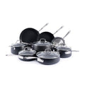 All-Clad HA1 Expert Hard Anodized Nonstick Cookware Set (13 Piece) Pots, Frying Pans, Dishwasher-Safe, Oven-Safe Up to 500°F Compatible with All Stovetops (Gas, Electric & Induction) - Black - My Kitchen Products