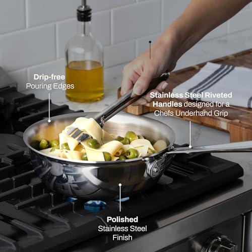 All-Clad Saucier Pan, 2-Quart,4212,White - My Kitchen Products