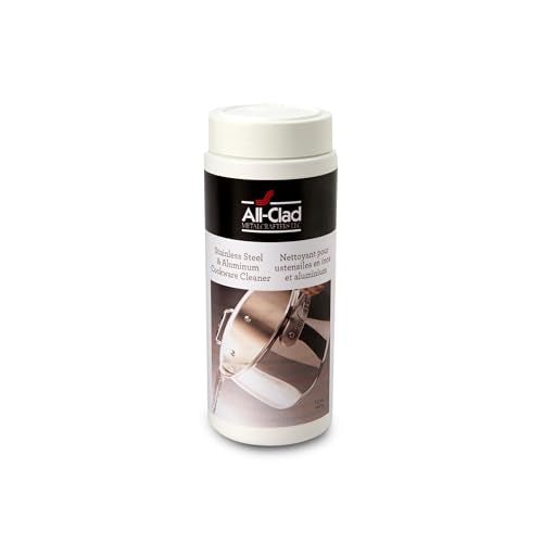 All-Clad Specialty Powder Stainless Steel Cleaner and Polish 12 Ounce Pots and Pans, Cookware White - My Kitchen Products
