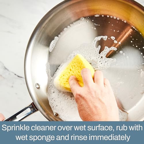 All-Clad Specialty Powder Stainless Steel Cleaner and Polish 12 Ounce Pots and Pans, Cookware White - My Kitchen Products