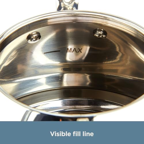All-Clad Specialty Stainless Steel Tea Kettle 2 Quart Induction Pots and Pans, Cookware Silver - My Kitchen Products