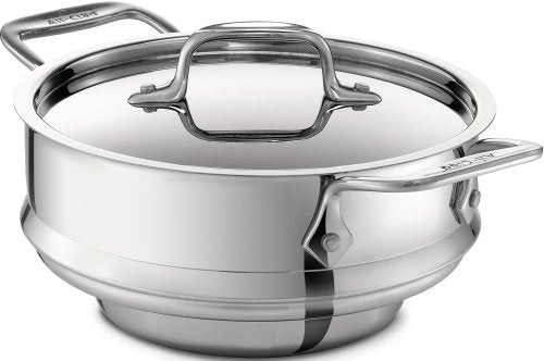 All-Clad Specialty Stainless Steel Universal Steamer for Cooking 3 Quart Food Steamer, Steamer Basket Silver - My Kitchen Products