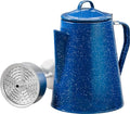 Alpine Mountain Gear 8 Cup Camping Enamel Coffee Percolator Made by Caddis Sports - My Kitchen Products