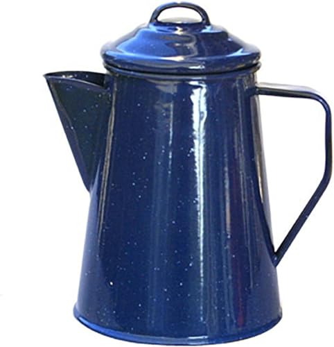 Alpine Mountain Gear 8 Cup Camping Enamel Coffee Percolator Made by Caddis Sports - My Kitchen Products