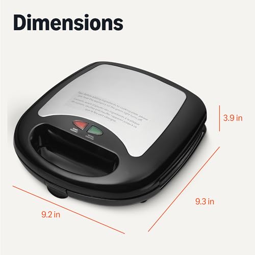 Amazon Basics 3-in-1 Sandwich Maker, Panini Press and Waffle Maker with Removable Ceramic-Coated Plates, 760W, Space-Saving Storage - My Kitchen Products
