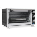 Amazon Basics 6-Slice 23-QT Toaster Oven with Built-In Air Fryer, 7-In-1 Cooking Options, 60-Min Timer & Adjustable Temperature (200°F - 450°F), With Accessories, 1500W, Stainless Steel, Silver/Gray - My Kitchen Products