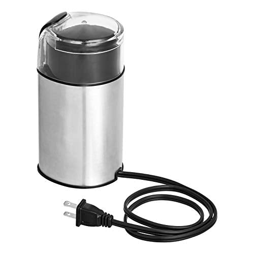 Amazon Basics Fast Electric Coffee Grinder for Home Use, Easy to Use Coffee Bean and Spice Grinder with Heavy-Duty Stainless Steel Grind Blades - My Kitchen Products
