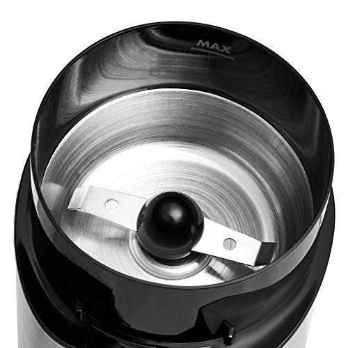Amazon Basics Fast Electric Coffee Grinder for Home Use, Easy to Use Coffee Bean and Spice Grinder with Heavy-Duty Stainless Steel Grind Blades - My Kitchen Products