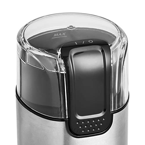 Amazon Basics Fast Electric Coffee Grinder for Home Use, Easy to Use Coffee Bean and Spice Grinder with Heavy-Duty Stainless Steel Grind Blades - My Kitchen Products