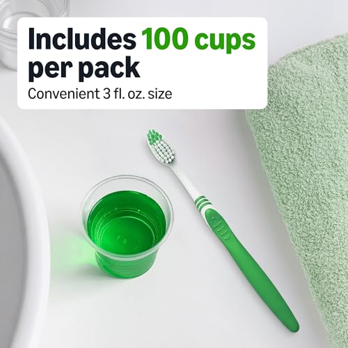 Amazon Basics Mini Disposable Clear Plastic Cups, 3oz, 100 Count - My Kitchen Products
