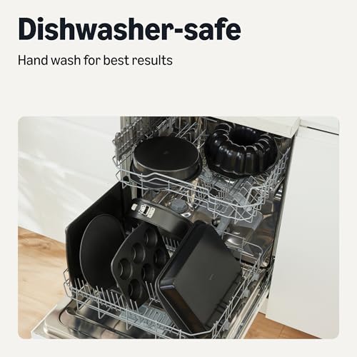 Amazon Basics Nonstick Bakeware 6-Piece Set, Stackable, Dishwasher and Oven-Safe, Baking Pan - My Kitchen Products