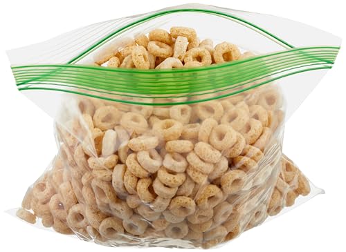 Amazon Basics Resealable Double Zipper Sandwich Storage Bags for Food Storage, 300 Count (Previously Solimo) - My Kitchen Products