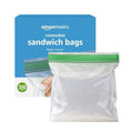 Amazon Basics Resealable Double Zipper Sandwich Storage Bags for Food Storage, 300 Count (Previously Solimo) - My Kitchen Products
