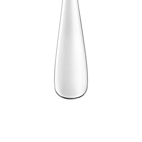 Amazon Basics Silverware Set, Stainless Steel Flatware, Dishwasher Safe, Service for 4, 20-Piece Forks and Spoons, Round Edge, Everyday Use - My Kitchen Products